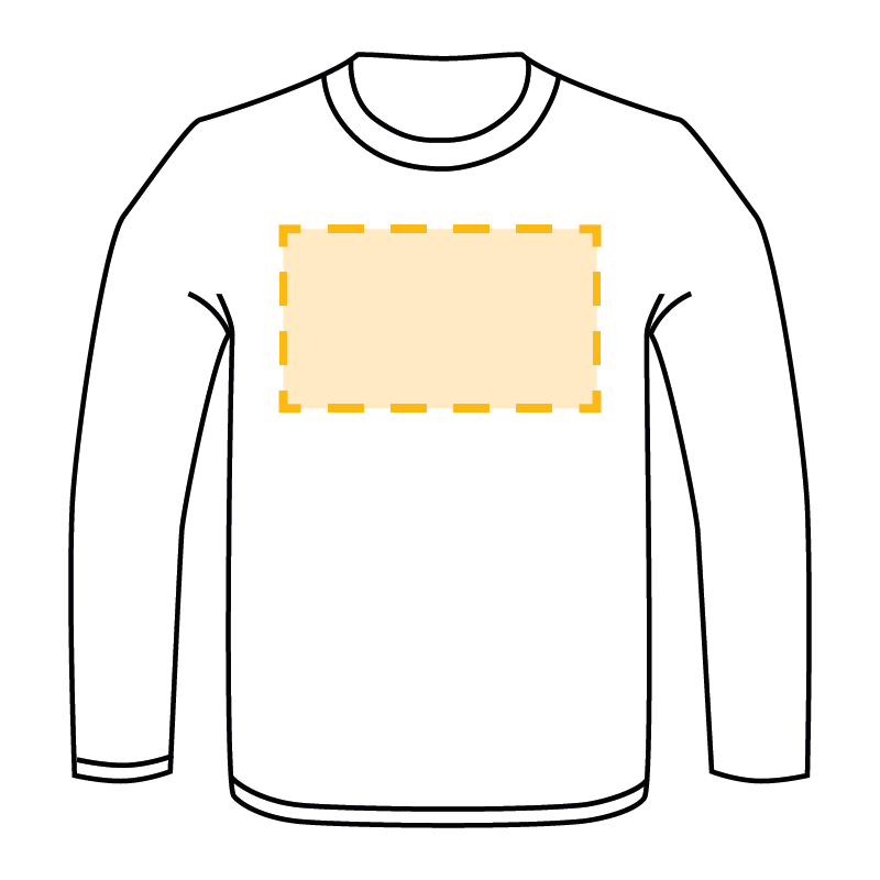 Shirt Langarm (nur Druck) - Vorderseite klein